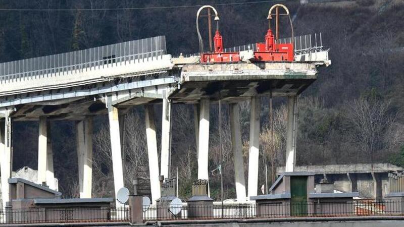 Genova, Ponte Morandi: parte la demolizione