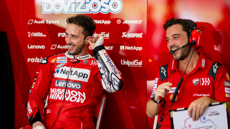 MotoGP test. Dovizioso: "La classifica &egrave; poco veritiera"