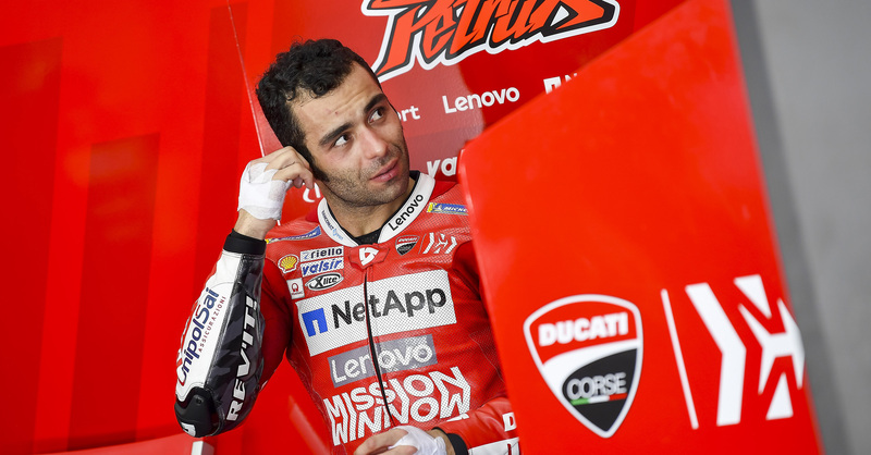 MotoGP test. Petrucci: &quot;Che gusto quel tempo, ma conta poco&quot;