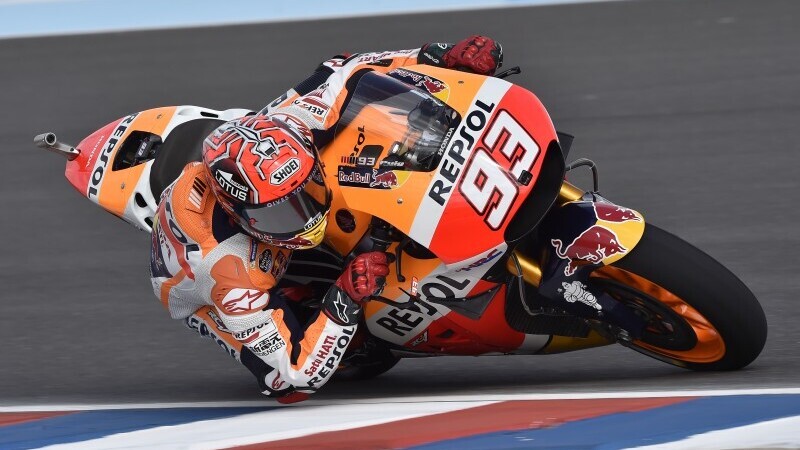 MotoGP 2016. Marquez in pole nel GP d'Argentina