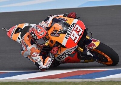 MotoGP 2016. Marquez in pole nel GP d'Argentina