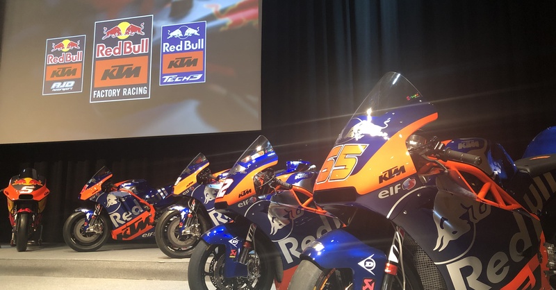 MotoGP 2019. KTM presenta i team MotoGP, Moto2 e Moto3