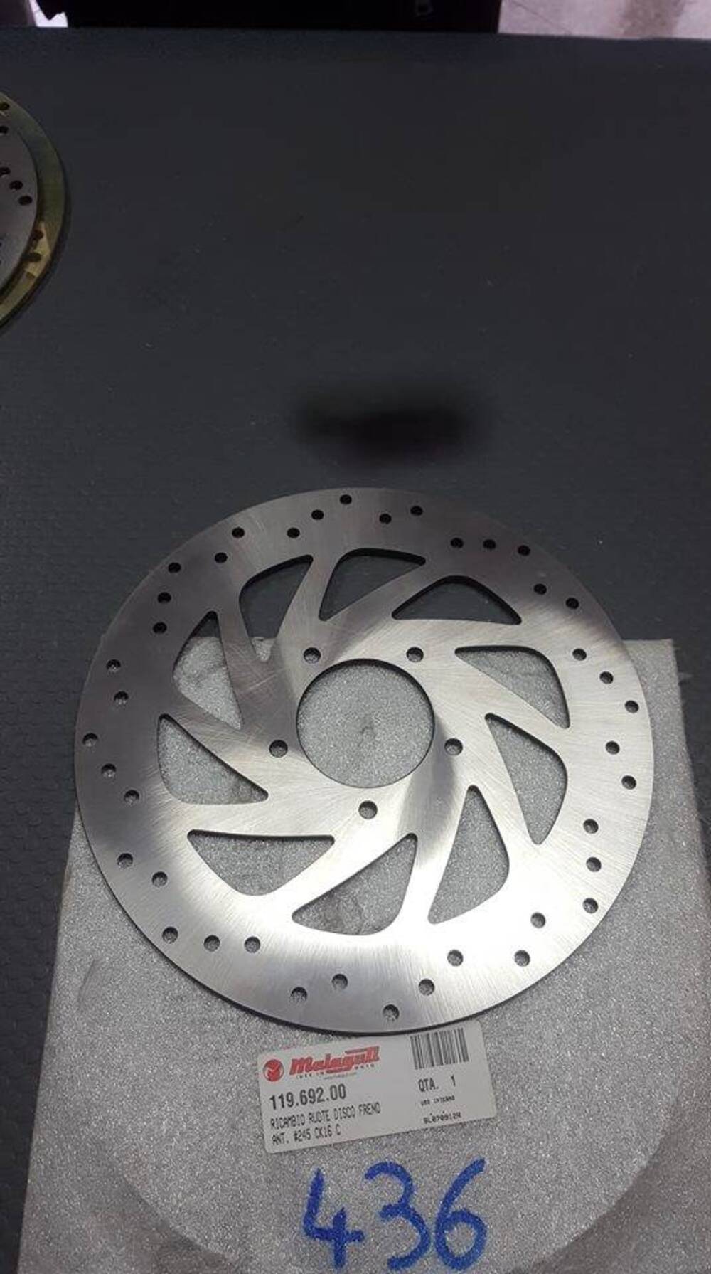 DISCO FRENO ANT. CENTRO 125 160 Malaguti