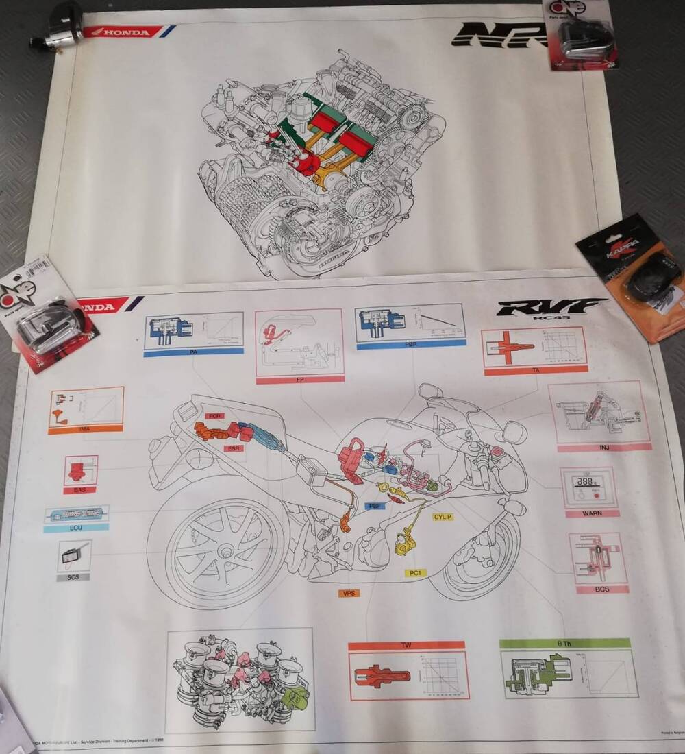 Poster Vintage Honda (2)