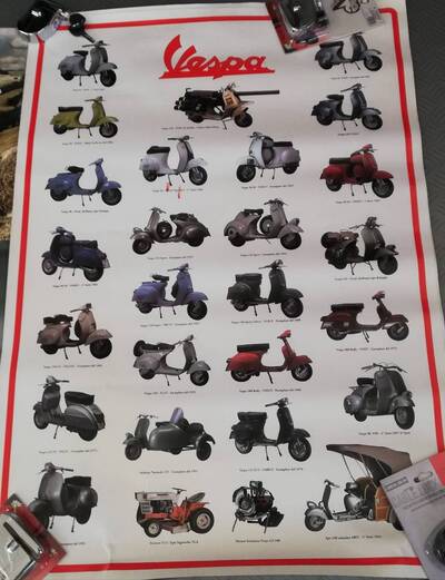 Poster Vintage Vespa