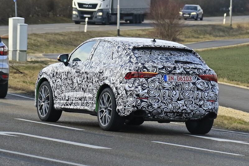 La parte posteriore del futuro Audi Q4