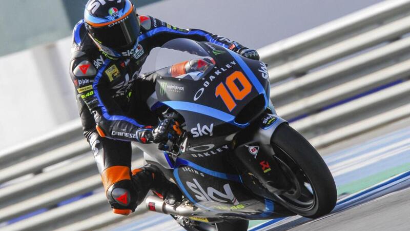 Test Moto2 e Moto3. Marini subito velocissimo