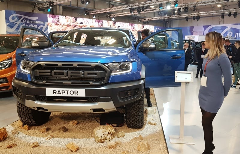 Il nuovo Raptor per l&#039;Italia: visto a Verona la prima volta