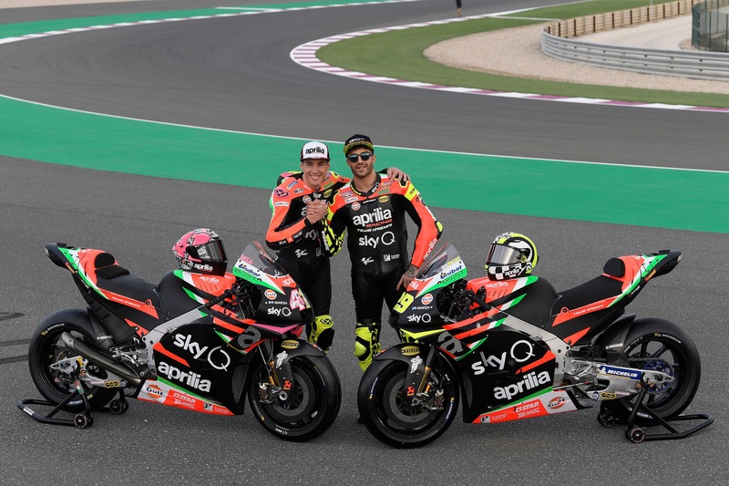 Aprilia MotoGP 2019 di Iannone e Espargar&ograve;: ecco la nuova livrea