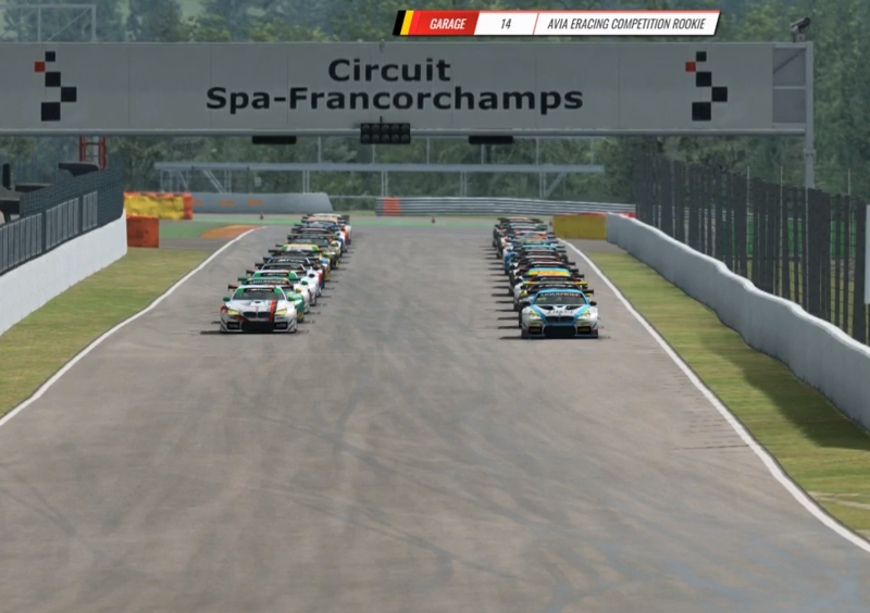 AVIA eRacing Competition, la magia di Spa Francorchamps