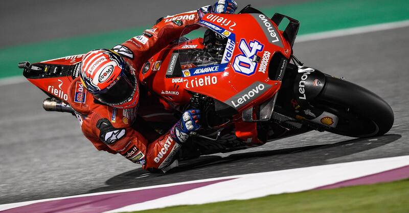 MotoGP, test Qatar. Dovizioso: "Bene ma non benissimo. O forse s&igrave;..."