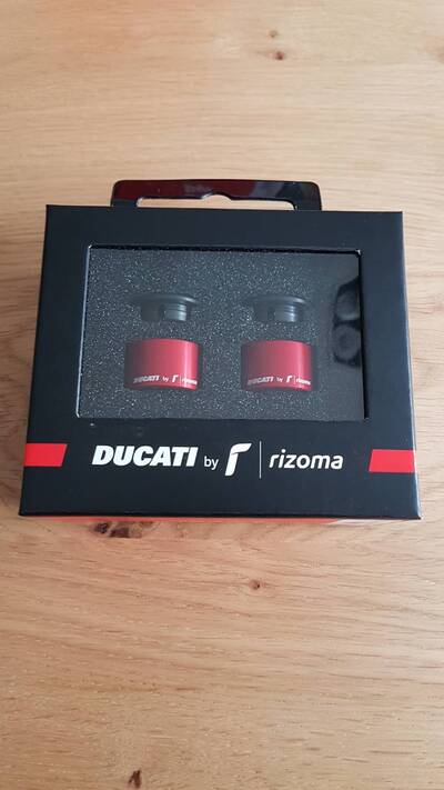 Set di terminali per manubri Ducati rossi