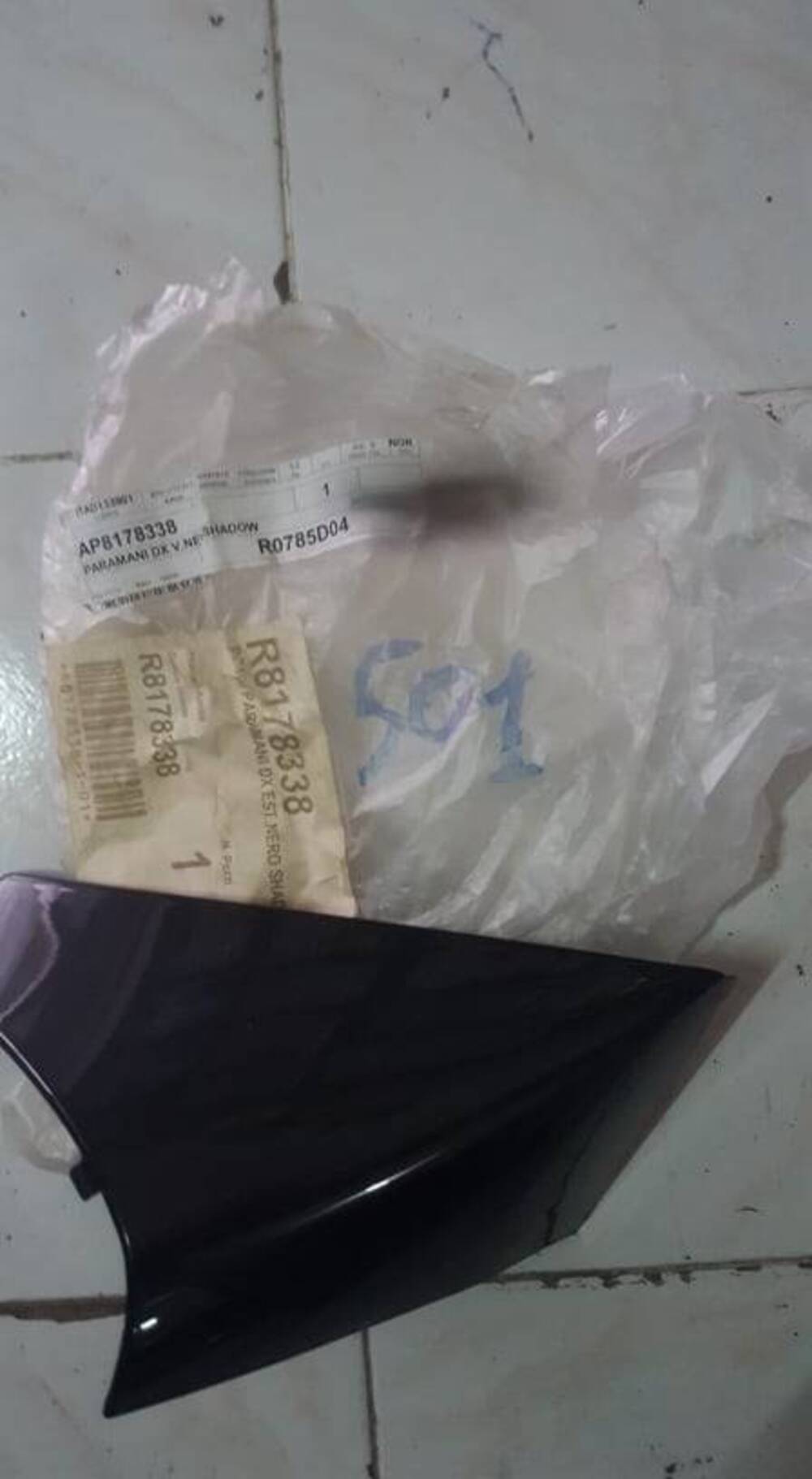 PARAMANI DX NERO SHADOW SCARABEO 500 Aprilia