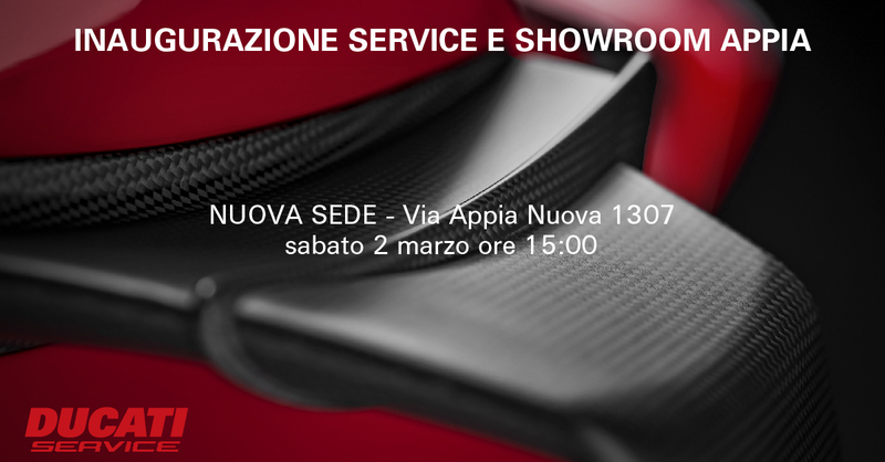 Ducati Service Appia inaugura la nuova sede