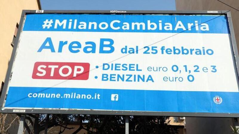 Area B Milano, PM10 sopra la norma il primo giorno