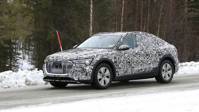 Audi e-tron: il SUV elettrico diventa Sportback [Foto spia]