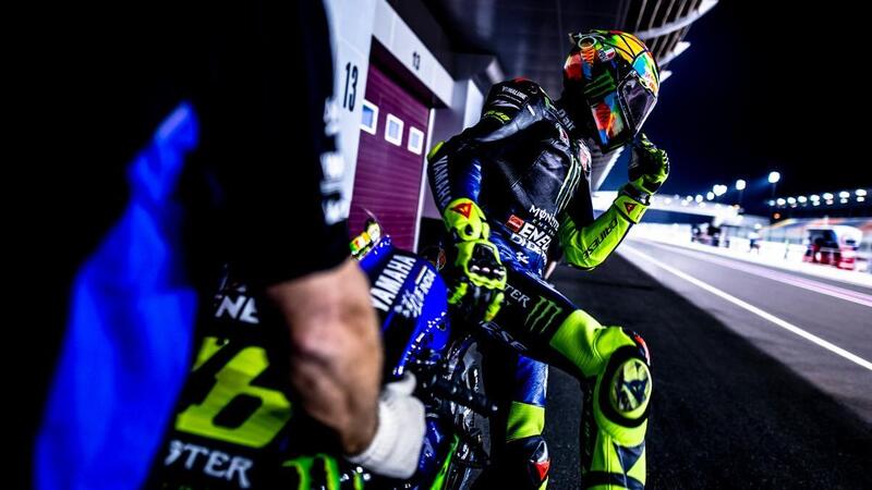 MotoGP 2019. Rossi in testa nelle FP1 in Qatar