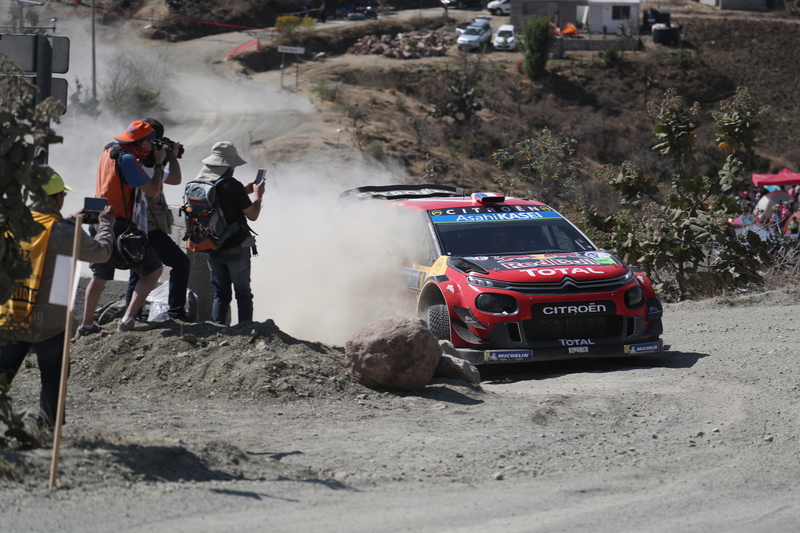 S&eacute;bastien Ogier (Citroen) in azione in Messico