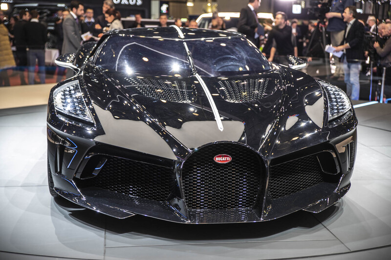 L&#039;anteriore della Bugatti La Voiture Noire