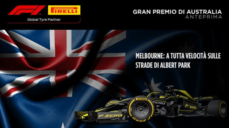 F1, GP Australia 2019: le gomme Pirelli a Melbourne