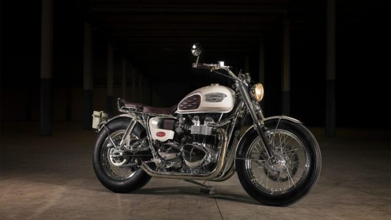 Triumph Bonneville #43 Ruby: una scrambler dai toni pacati