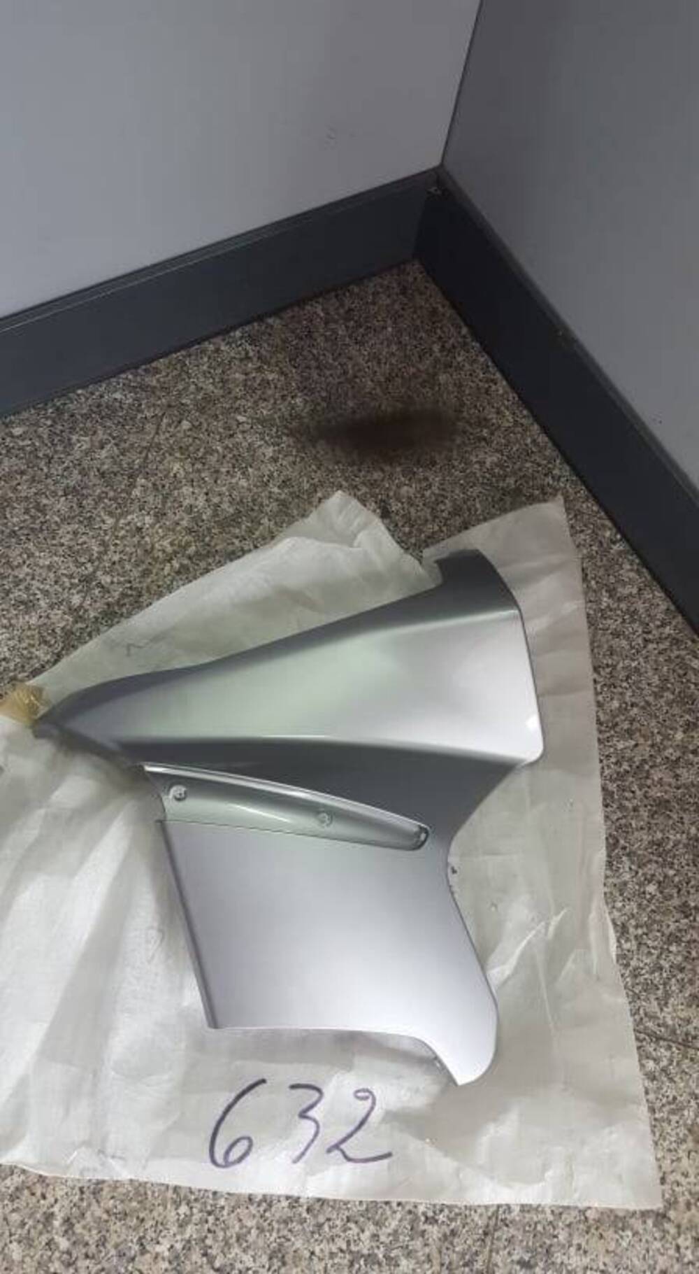 CARENA SX GRIGIO PIOMBO ATLANTIC 500 2001 2004 Aprilia