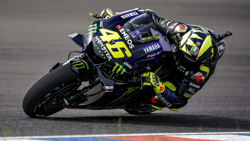 MotoGP Argentina. Rossi: "Lavoriamo bene anche a gomme finite"