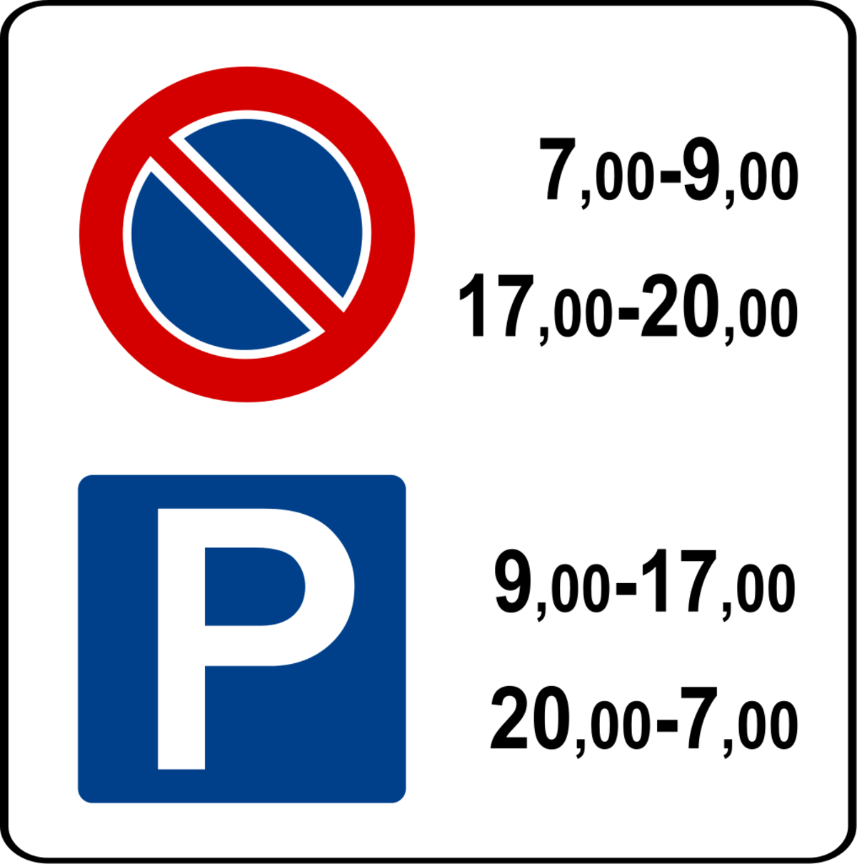 Adesivo Segnaletico Divieto Di Sosta, 20 Cm, Resistente Alle Intemperie E UV, Per Esterni E Autolavaggi (hin215) - Easydruck24de - 2