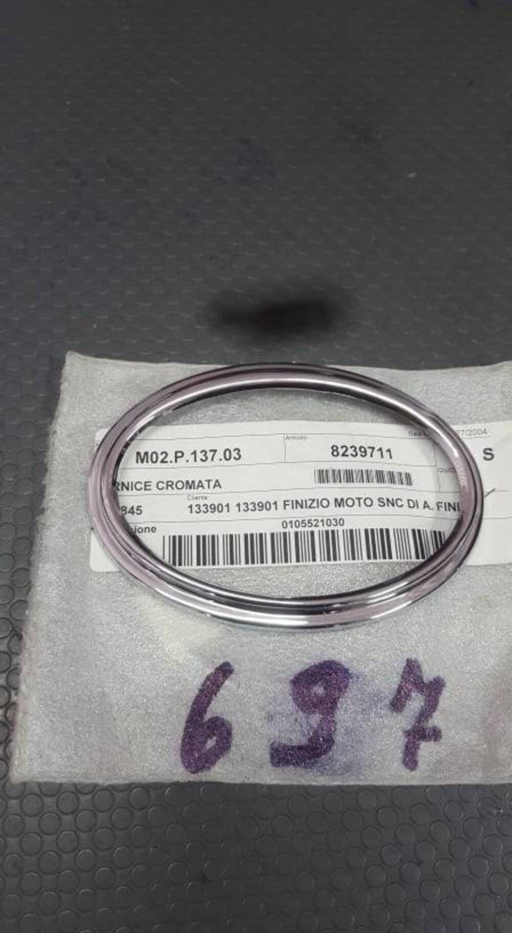 CORNICE CROMATA SCUDETTO SCARABEO 50 100 Aprilia