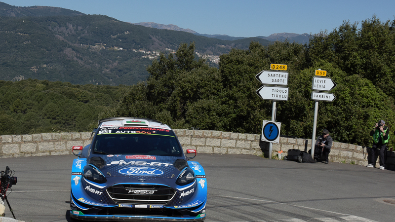 WRC19. Corsica. L&rsquo;Evans (Ford) che non ti aspetti