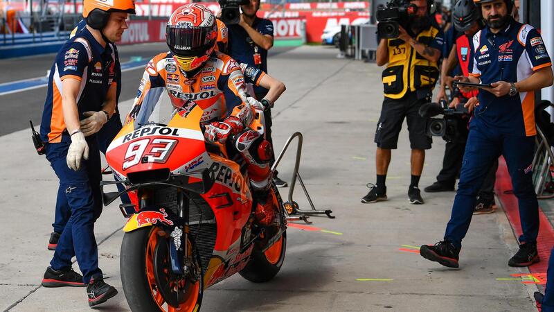 MotoGP. M&aacute;rquez primo nel warm-up in Argentina