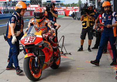 MotoGP. Márquez primo nel warm-up in Argentina