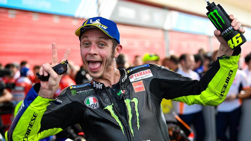 MotoGP. Rossi: "Non ho vinto io? C'era anche M&aacute;rquez?"