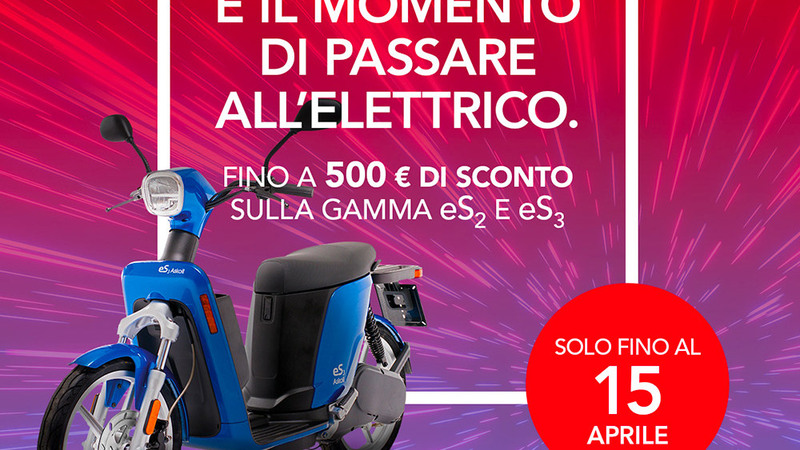 Askoll anticipa gli Ecobonus. 500 euro di incentivi sugli scooter elettrici