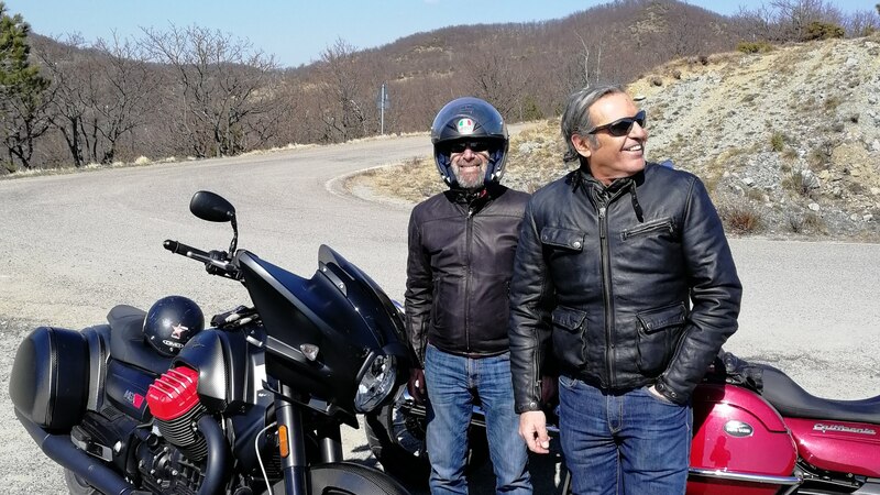  Coppa Milano Sanremo con Nico Cereghini e Chef La Mantia in sella alle Moto Guzzi!