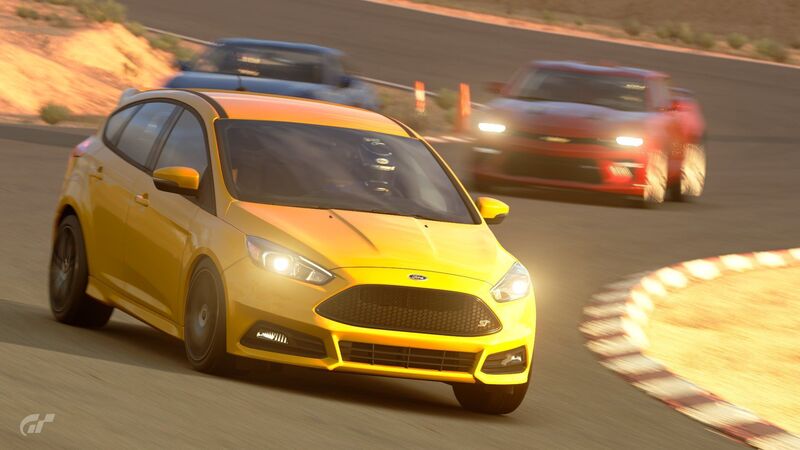 GT Sport e Ford Focus ST, la hot hatch da trackday