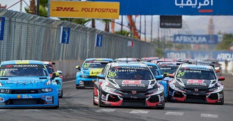 WTCR 2019 Marocco, Gara1: Guerrieri porta la Honda Civic al top [video]