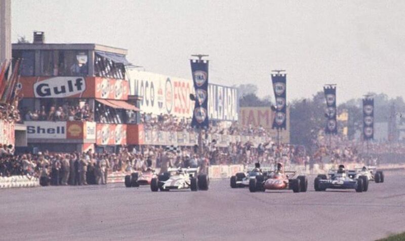 Il finale del Gran Premio d'Italia del 1971 a Monza
