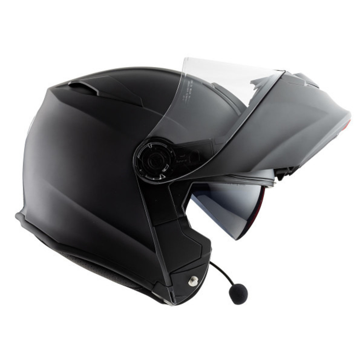 Casco Moto Integrato Bluetooth Doppia Lente Anti-Appannamento - Omologato ECE E DOT, Taglia M (57-58cm), Calotta ABS