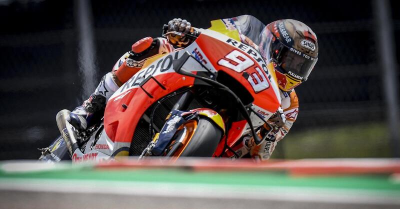 MotoGP. M&aacute;rquez primo nel warm-up ad Austin