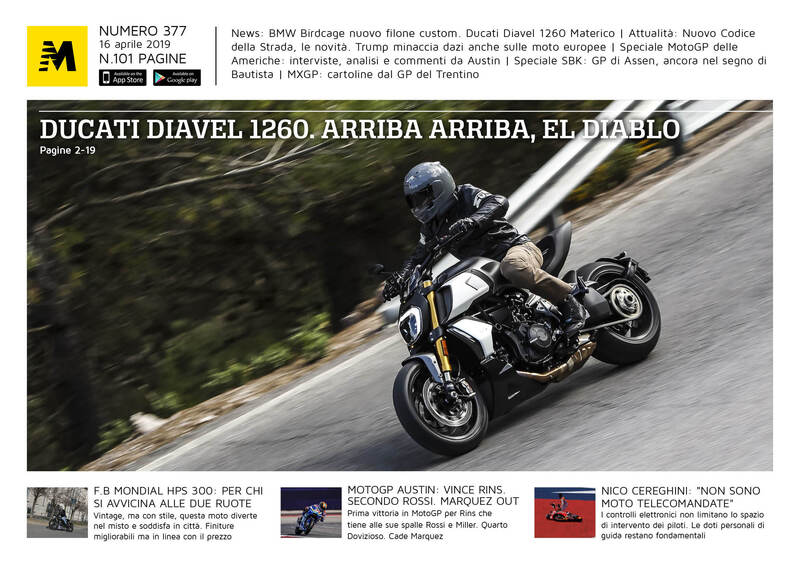 Magazine n&deg; 377, scarica e leggi il meglio di Moto.it 