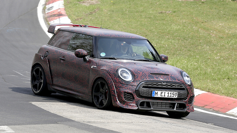 Mini John Cooper Works GP, le foto spia al Ring