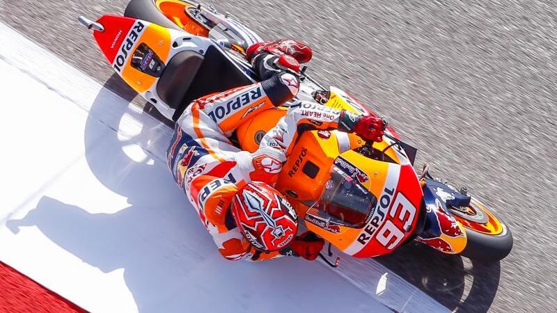 MotoGP. Austin 2016. Marquez domina le prove del venerd&igrave;