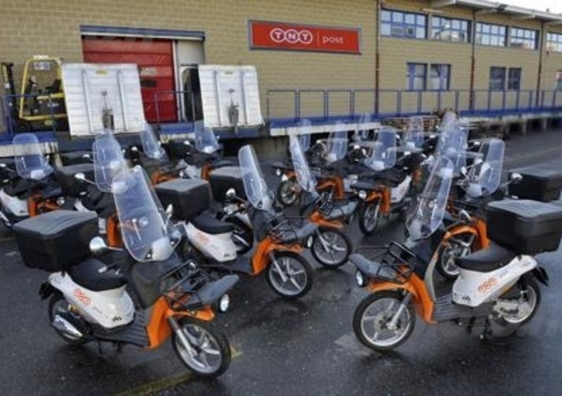 Piaggio fornir&agrave; gli scooter a TNT Post