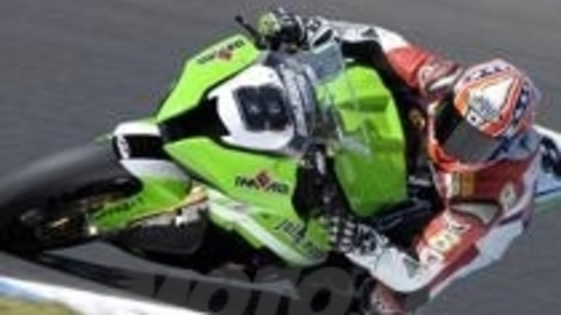 Rolfo e la Kawasaki ZX-10R si son ben comportati a Phillip Island