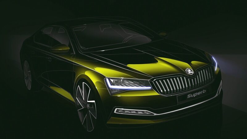 Skoda Superb restyling, il teaser dell&#039;ammiraglia