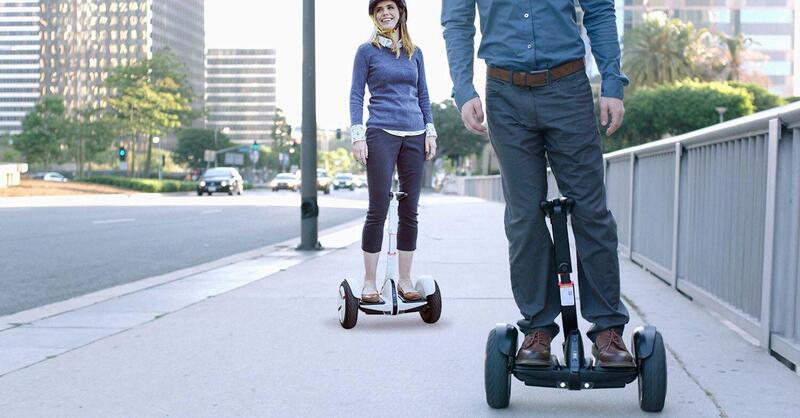 Monopattini elettrici, hoverboard e segway, inizia la sperimentazione