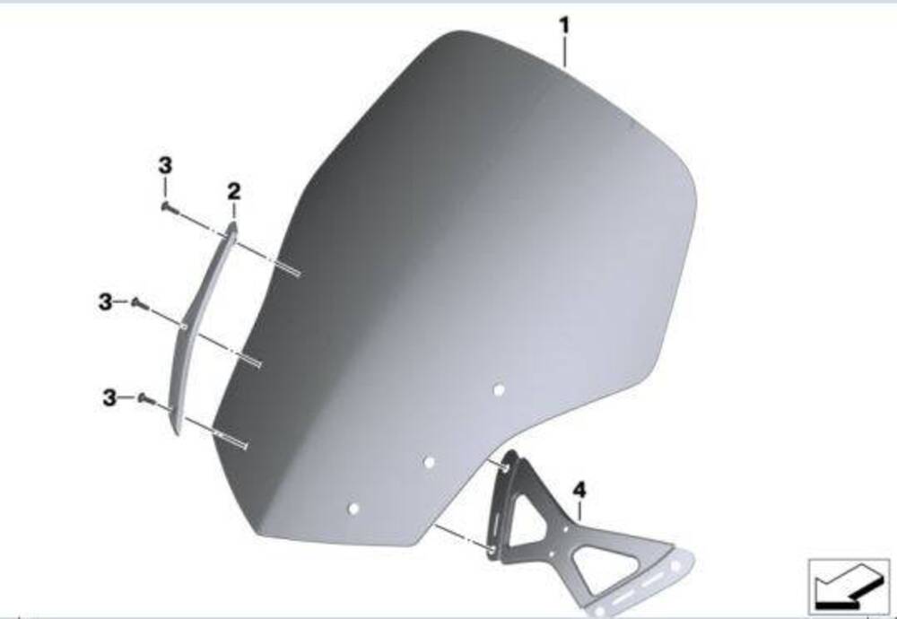 Parabrezza Fumè K 1300 GT con 25% sconto BMW (2)