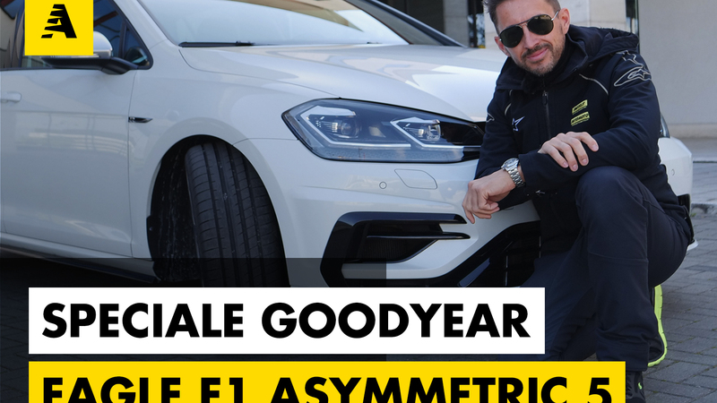 Eagle F1 Asymmetric 5, lo sportivo stradale secondo Goodyear