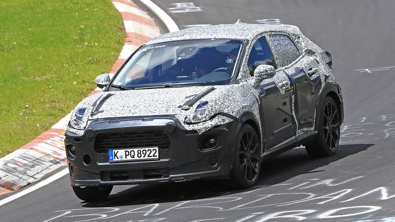 Ford Puma ST, le foto spia al N&uuml;rburgring